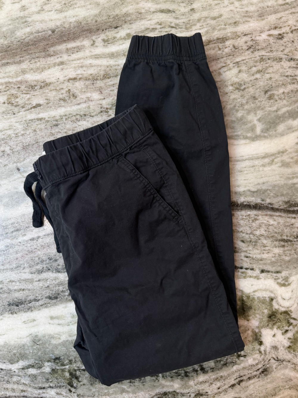Sonoma Black Men's Jogger Pants with Elastic Waist